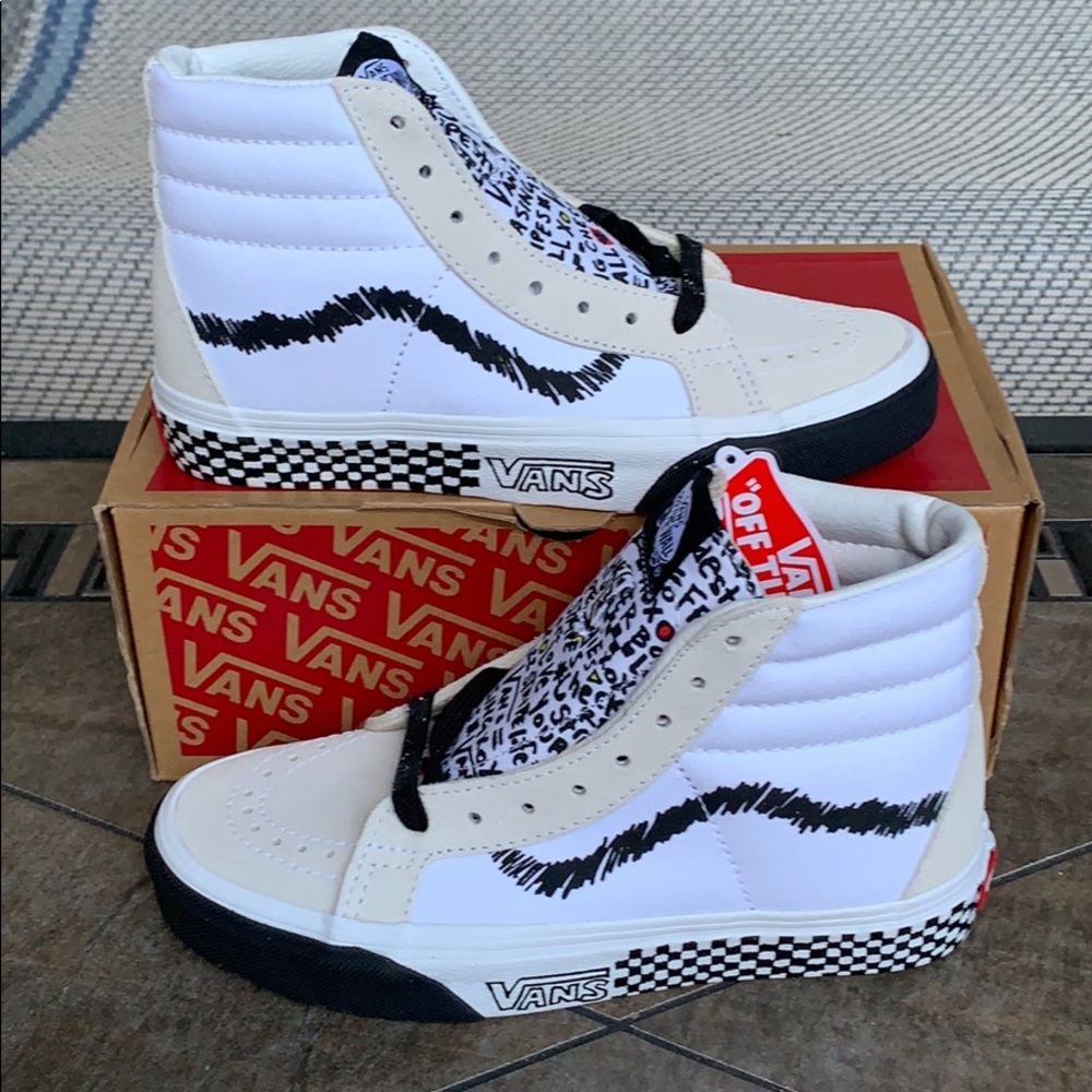 VANS SK8-Hi Reissue Dly Black/True White WMNS